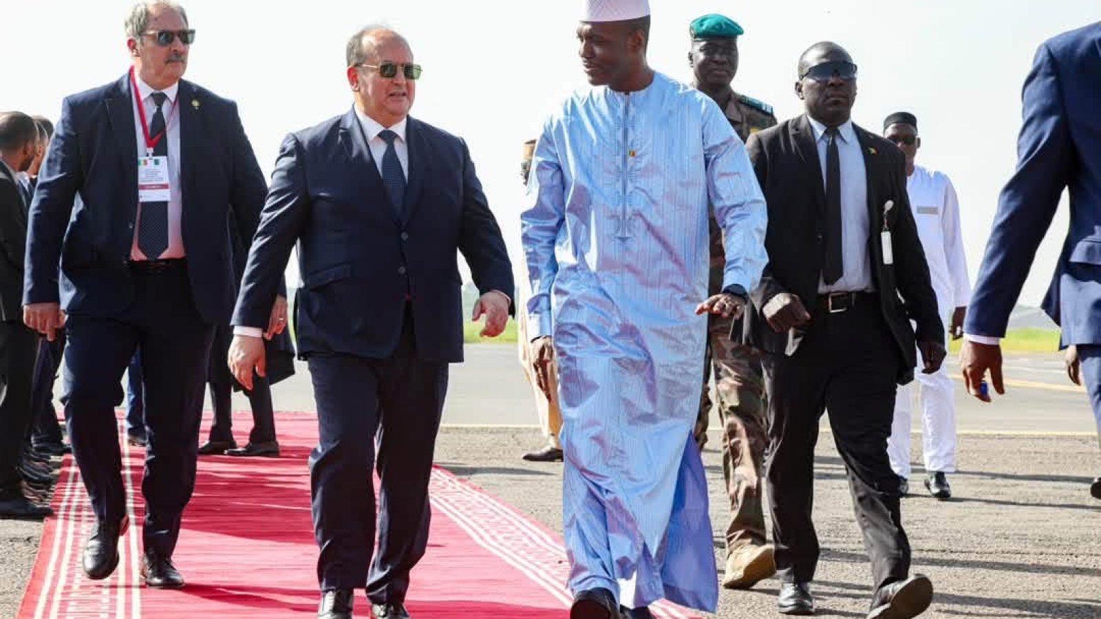 Coopération Mali-Algérie : le Premier ministre algérien Sifi Ghrieb arrive à Bam